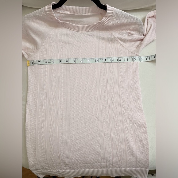 Lululemon Rest Less Pullover Blissful Pink Textured Long Sleeve Top Size 4? - Picture 10 of 13